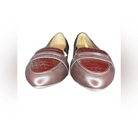 Vionic Savanna Loafer Brown Leather Size 7